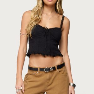 Lacey Knit Tank Top