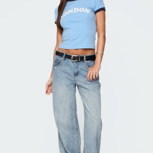 Ery Mid Rise Baggy Jeans