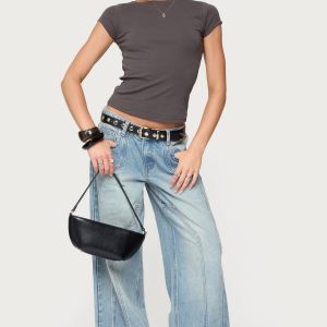 Dema Western Low Rise Baggy Jeans