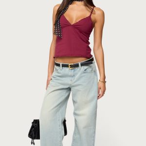 Petite Ace Low Rise Baggy Jeans