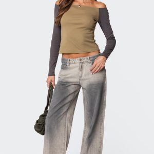 Joe Washed Low Rise Baggy Jeans
