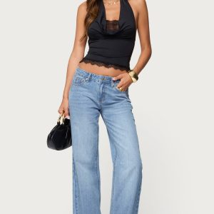 Holly Low Rise Straight Leg Jeans