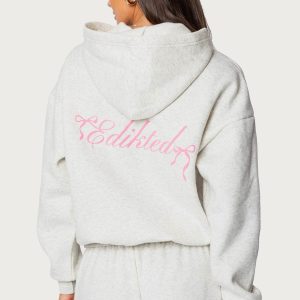 Sasha Bow Detail Hoodie