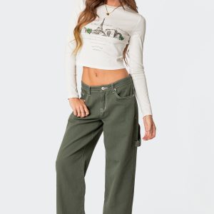 Brenda Low Rise Baggy Carpenter Jeans