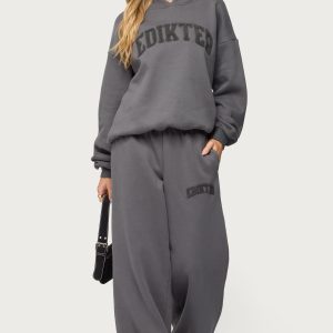 Edikted To You Wide Leg Sweatpants