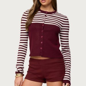 Goni Stripey Knit Cardigan