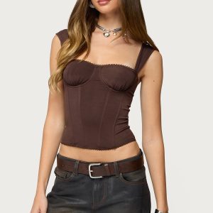Marcella Wide Strap Corset
