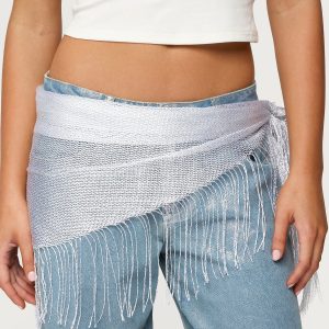 Fringed Waist Scarf