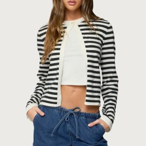Jenie Split Front Knit Cardigan