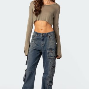 Adana Low Rise Baggy Cargo Jeans