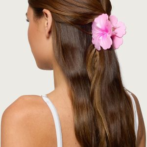 Hibiscus Flower Claw Clip