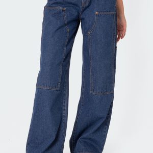Ayla Low Rise Baggy Carpenter Jeans