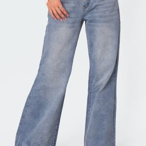 Low Rise Bootcut Jeans