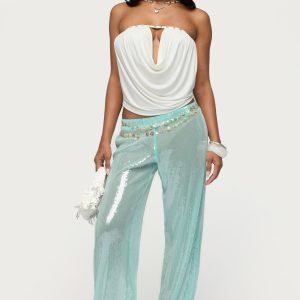 Avalee Sequin Wide Leg Pants