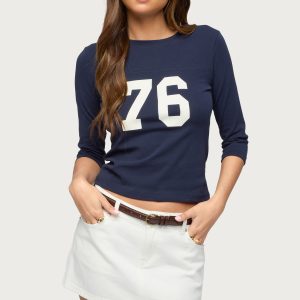 Seventy Six Three-Quarter Sleeve T Shirt