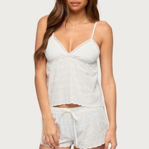 Talula Eyelet Babydoll Top
