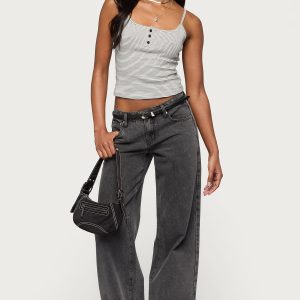 Tall Raelynn Washed Low Rise Baggy Jeans