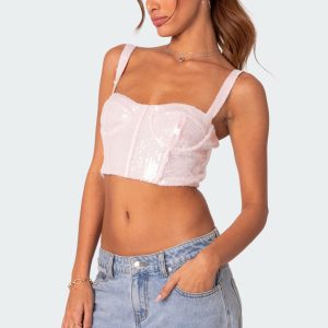 Glitzy Sequin Corset