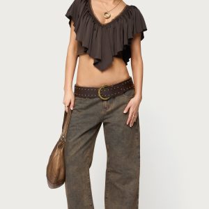 Petite Ace Low Rise Baggy Jeans