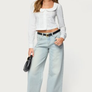 Ery Mid Rise Baggy Jeans