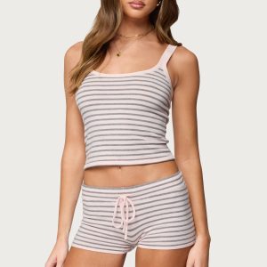 Lillian Striped Knit Tank Top