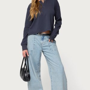 Jolie Low Rise Barrel Jeans