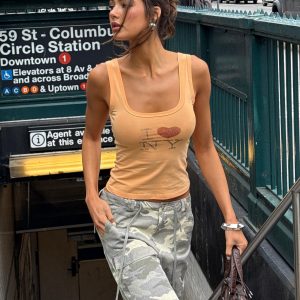I Heart NY Rhinestone Tank Top