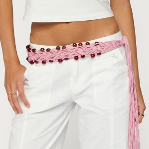 Beaded Crochet Belt