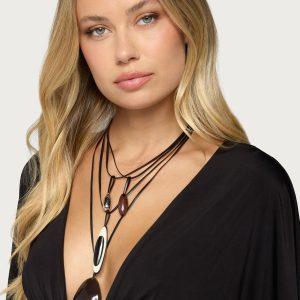 Tully Stone Cord Necklace Set