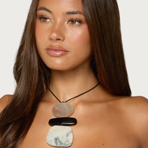 Stone Cord Necklace