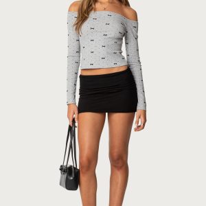Aisha Low Rise Mini Skirt