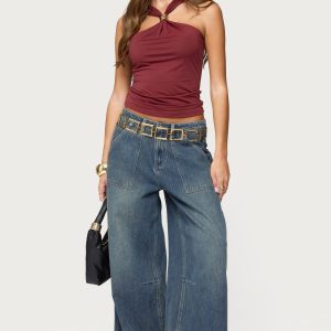 Jaycee Low Rise Baggy Carpenter Jeans