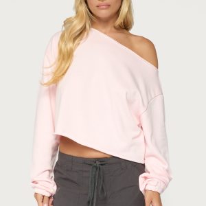 Aveline Off Shoulder Light Sweatshirt