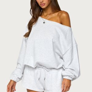 Kordelia Off Shoulder Sweatshirt