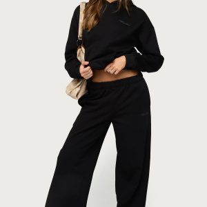 Basic Girl Wide Leg Edikted Sweatpants