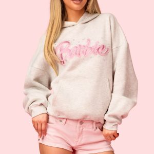 Barbie™ Rhinestone Oversized Hoodie