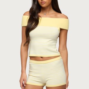 Camil Striped Knit Top