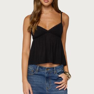 Belen Lacey Babydoll Top