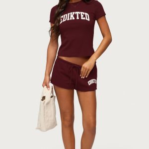 Sporty Babe Edikted Micro Shorts