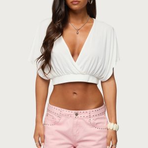 Candela V Neck Crop Top
