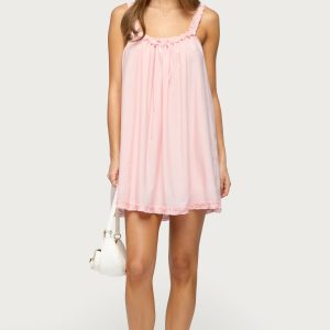Christena Ruffle Mini Dress