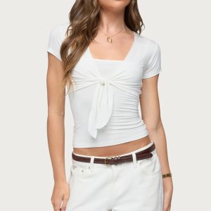 Malka Two Piece Tie Front Top