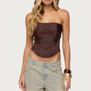 Raddix Fringed Strapless Corset