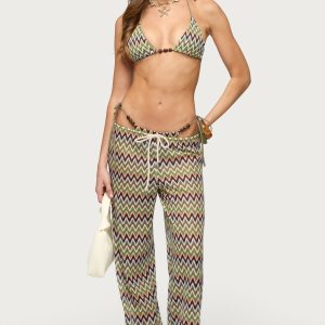 Mindee Zigzag Crochet Pants