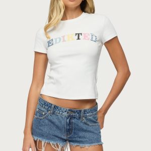 Edikted Patchwork Baby T Shirt