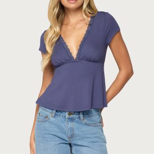 Palermo Lacey Babydoll Top