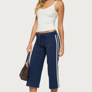 Zanele Side Stripe Capri Sweatpants