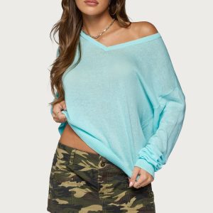 Geara Knit Long Sleeve Top