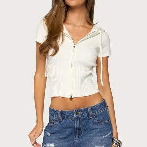 Noelani Hooded Knit Top