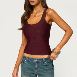 Akina Bandage Knit Tank Top